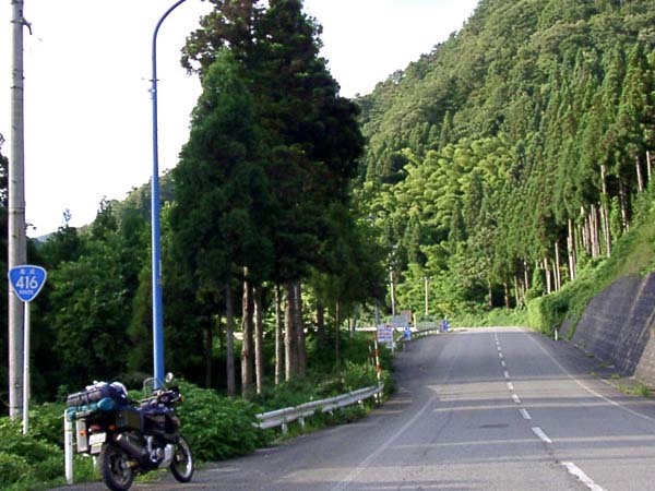 国道416号線