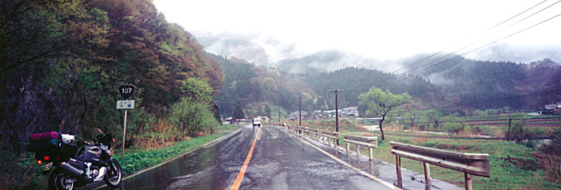 国道107号線