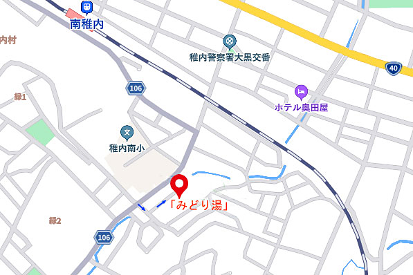 みどり湯地図