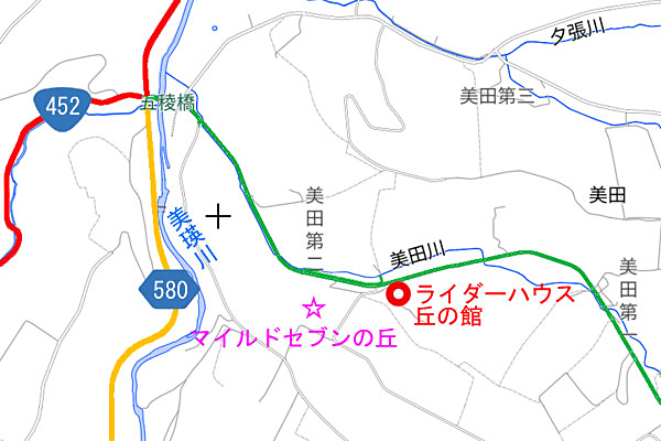 「丘の館」地図